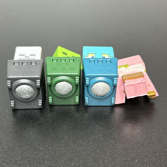 Minecraft Minifigures Lot Mixed Series Lot Of 4 Figures - Picture 5 of 5